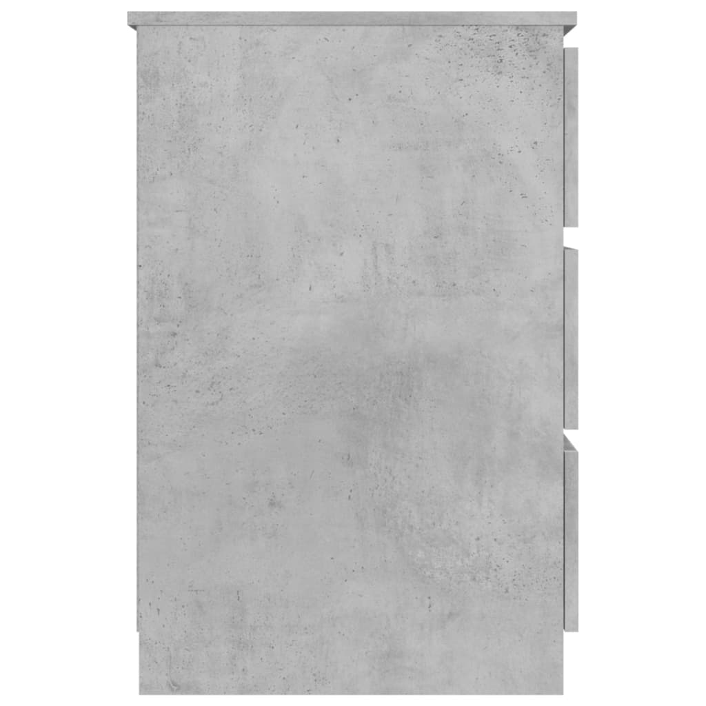 Desk Concrete Grey 140x50x77 cm Wood Material