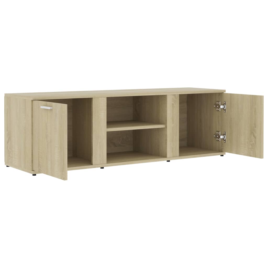 Meuble TV chêne Sonoma 120x34x37 cm matériau bois