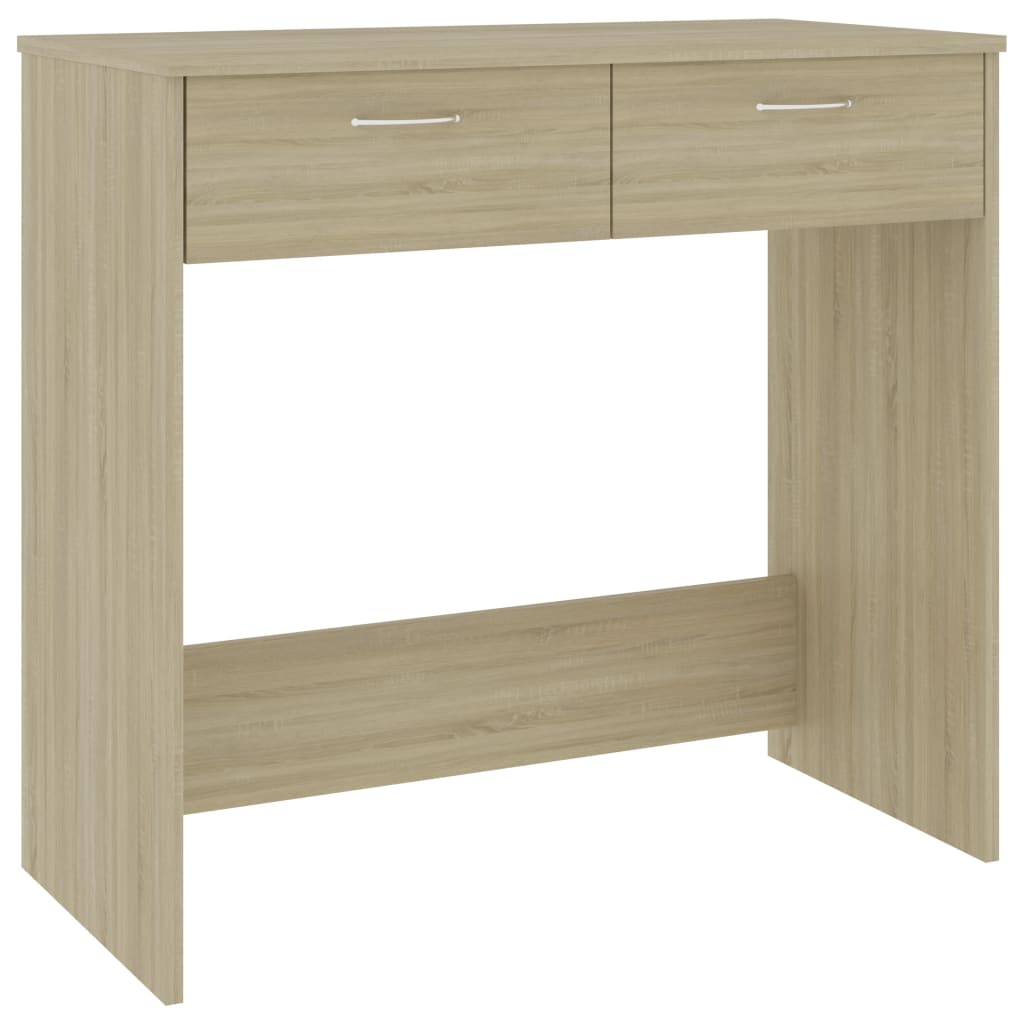 Desk Sonoma Oak 80x40x75 cm Wood Material