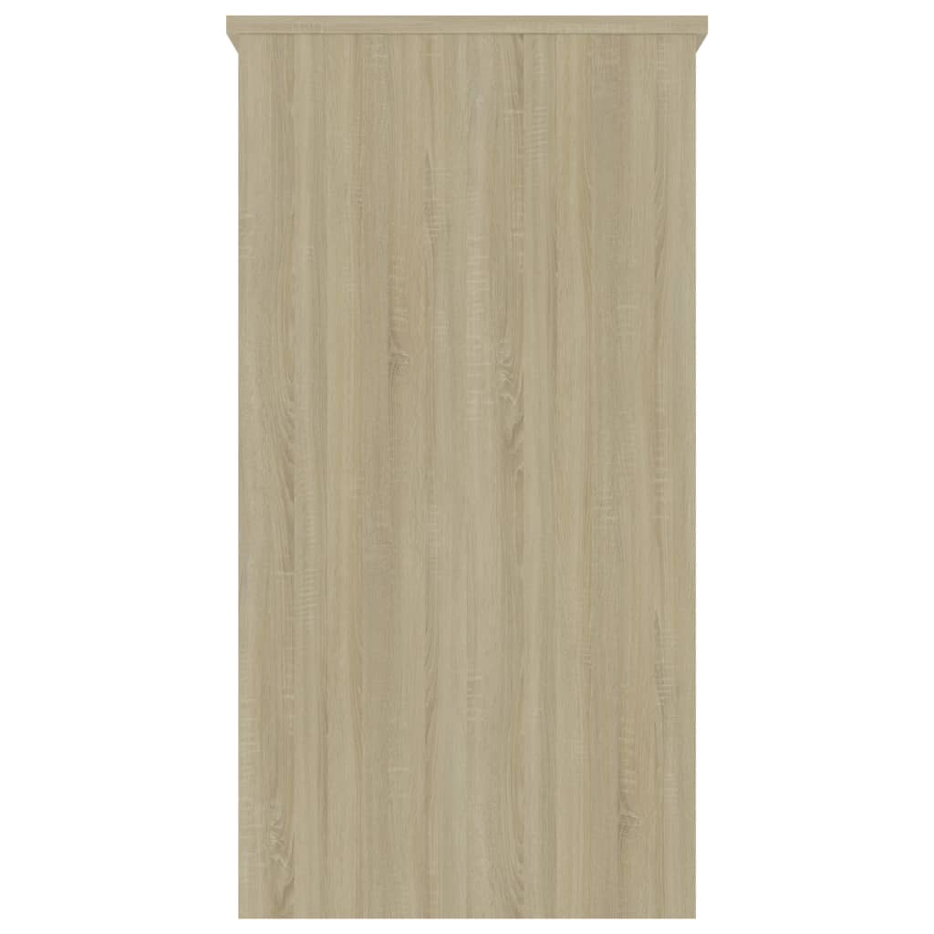 Desk Sonoma Oak 80x40x75 cm Wood Material