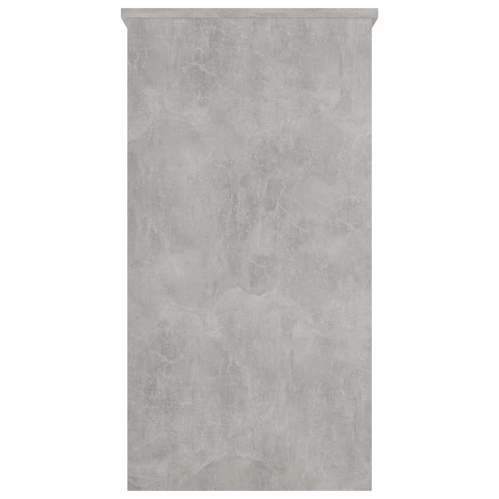 Desk Concrete Grey 80x40x75 cm Wood Material