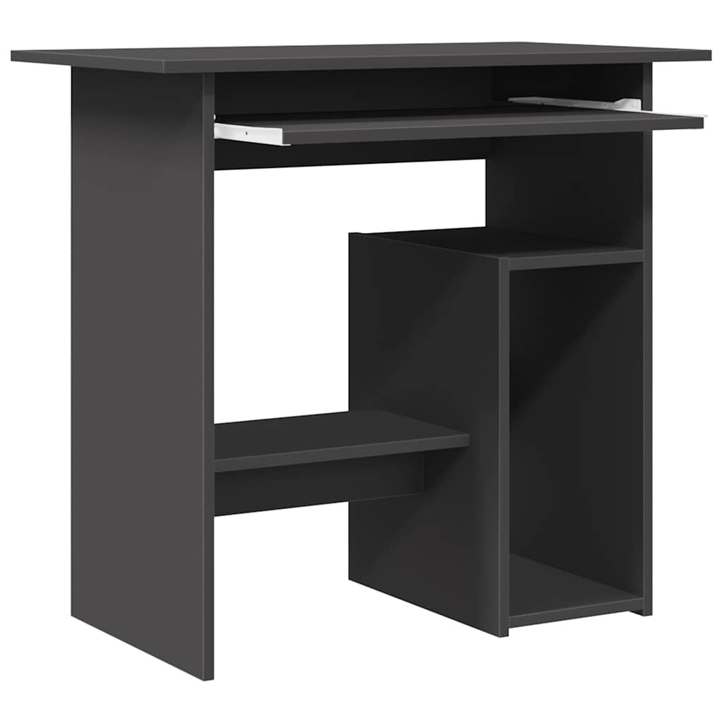 Schreibtisch Grau 80x45x74 cm Holzwerkstoff