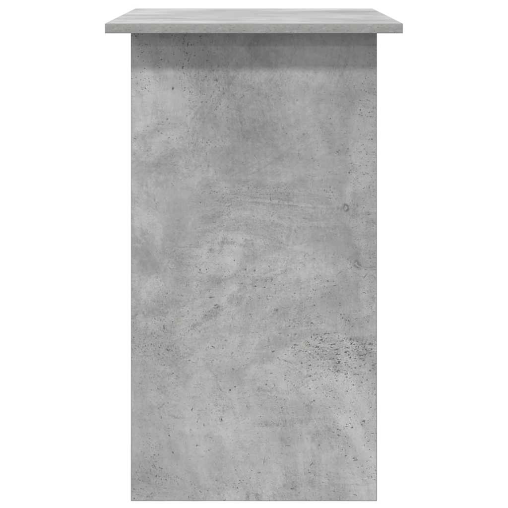 Desk Concrete Grey 80x45x74 cm Wood Material