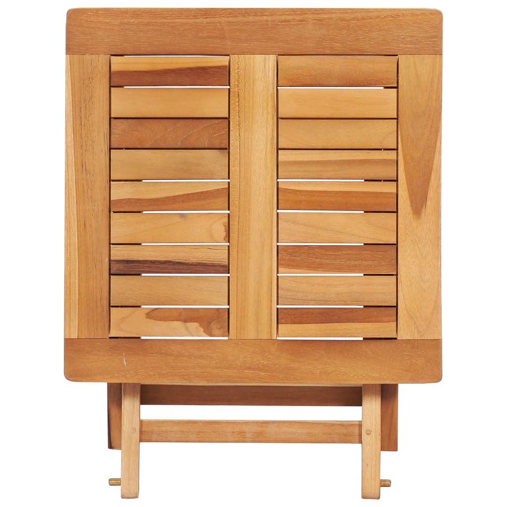 Chaises longues 2 pièces avec table en bois de teck massif