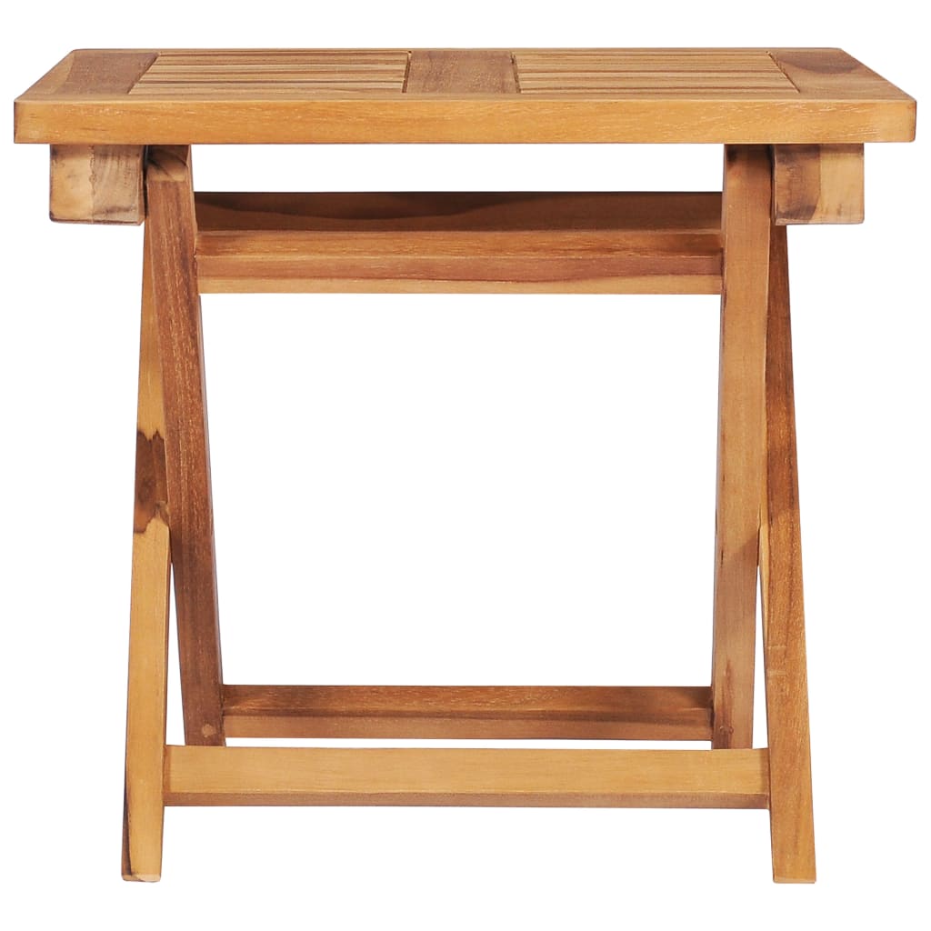 Chaises longues 2 pièces avec table en bois de teck massif