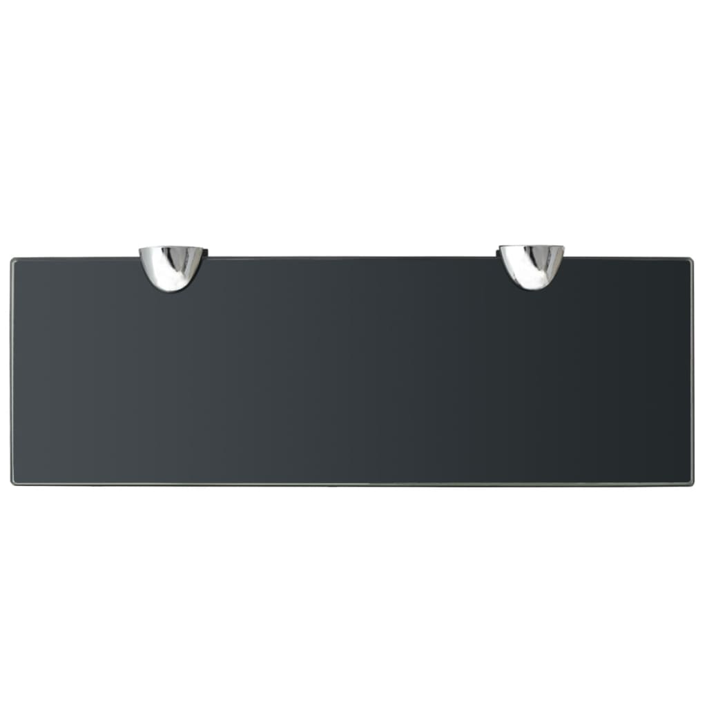 Étagères flottantes, lot de 2, verre 30 x 10 cm, épaisseur 8 mm