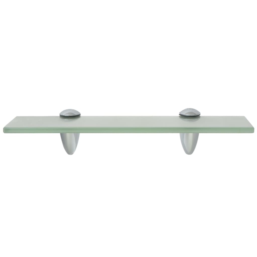 Étagères flottantes, lot de 2, verre 30 x 10 cm, épaisseur 8 mm