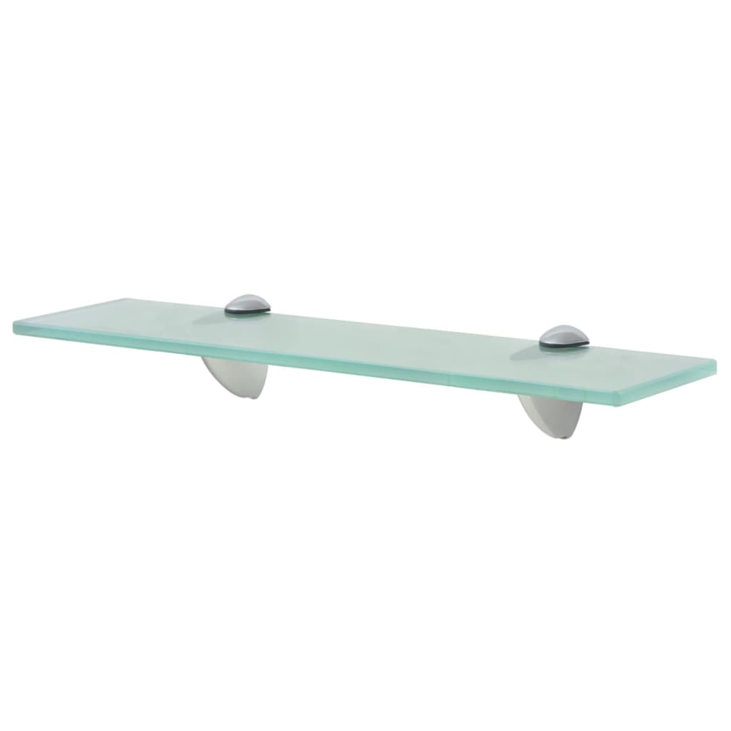 Étagères flottantes, lot de 2, verre 40 x 20 cm, épaisseur 8 mm