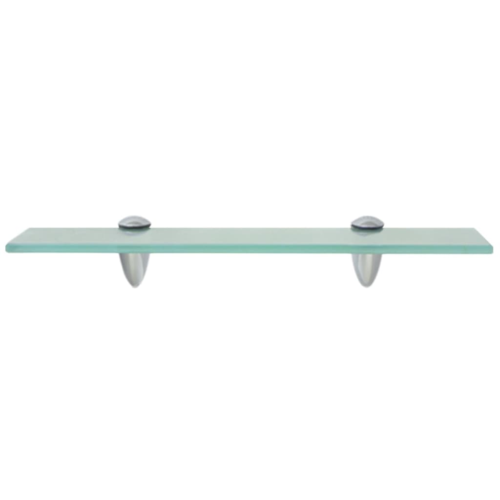 Étagères flottantes, lot de 2, verre 40 x 20 cm, épaisseur 8 mm