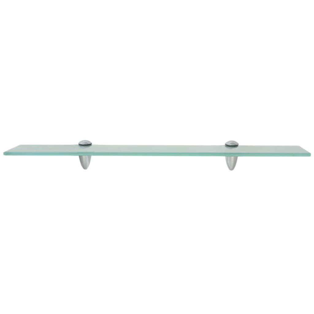 Étagères flottantes, lot de 2, verre 60 x 20 cm, épaisseur 8 mm
