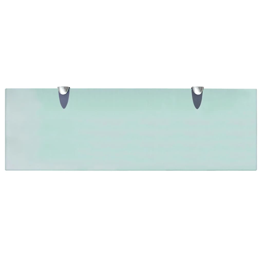 Étagères flottantes, lot de 2, verre 60 x 20 cm, épaisseur 8 mm