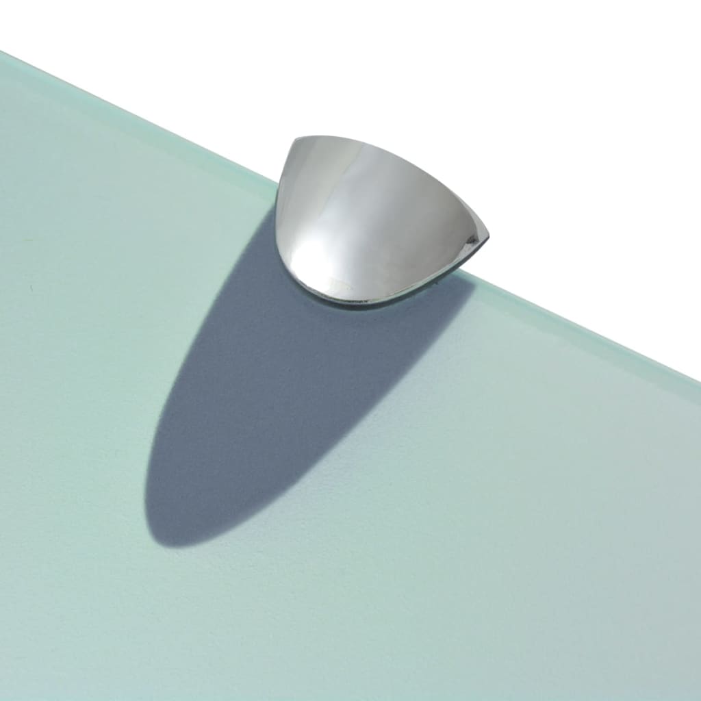 Étagères flottantes, lot de 2, verre 60 x 20 cm, épaisseur 8 mm