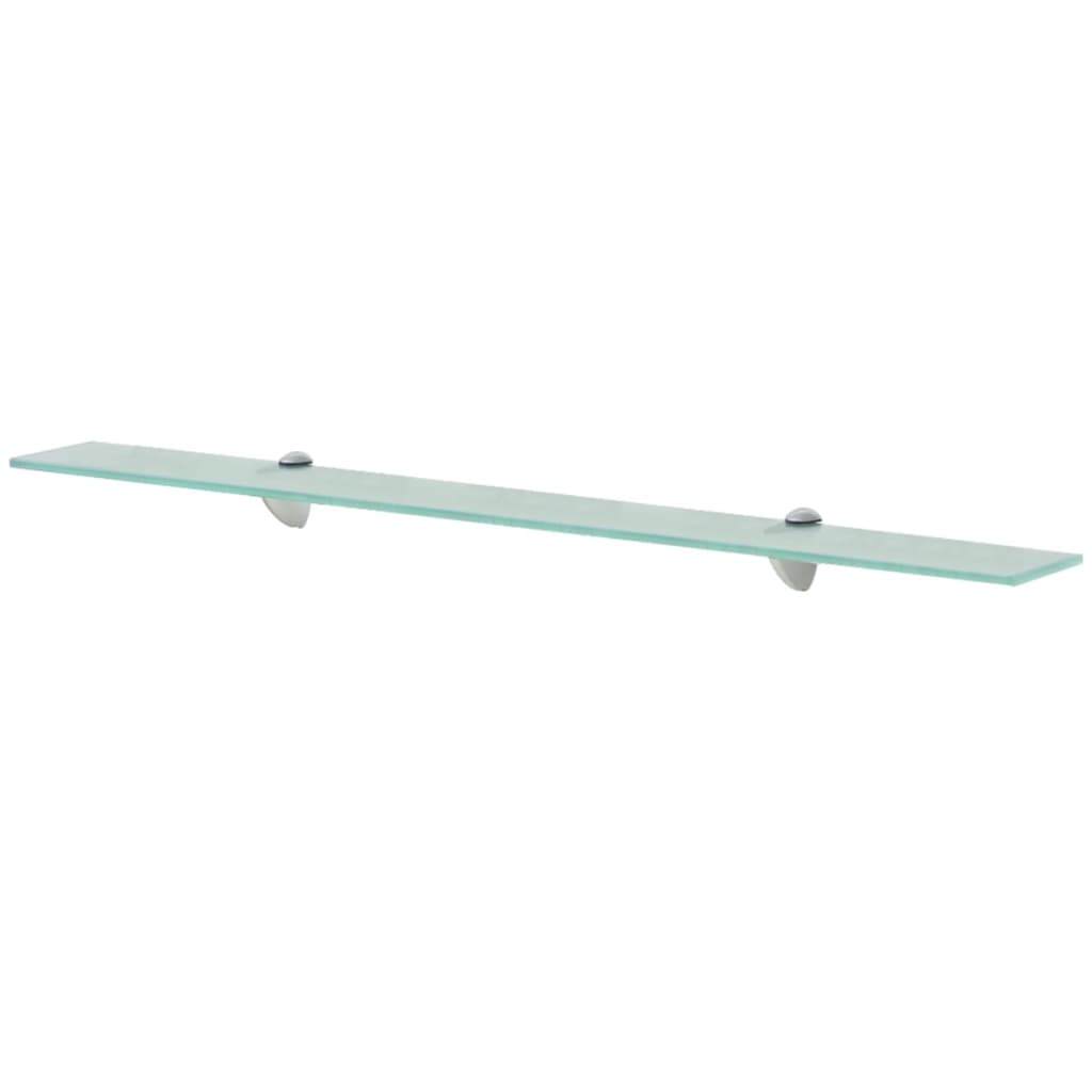 Étagères flottantes, lot de 2, verre 90 x 20 cm, épaisseur 8 mm