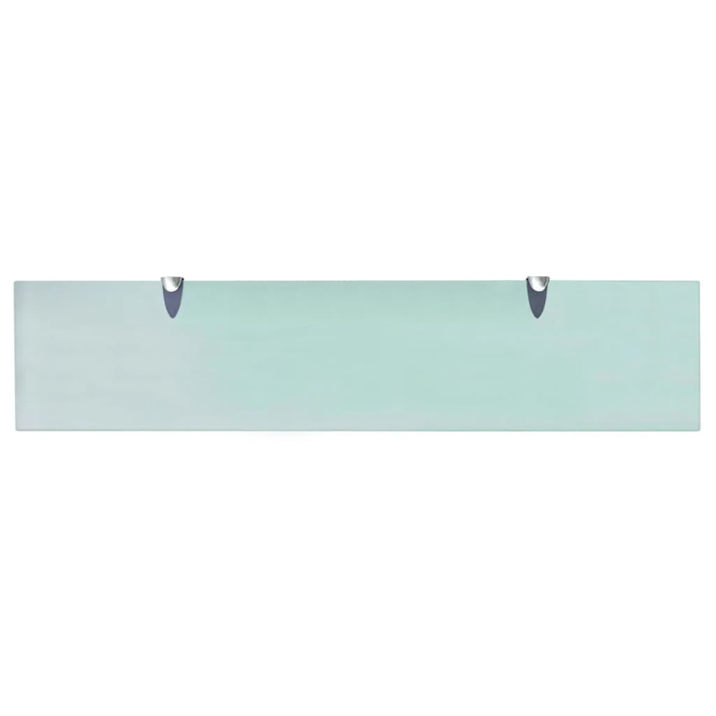 Étagères flottantes, lot de 2, verre 90 x 20 cm, épaisseur 8 mm