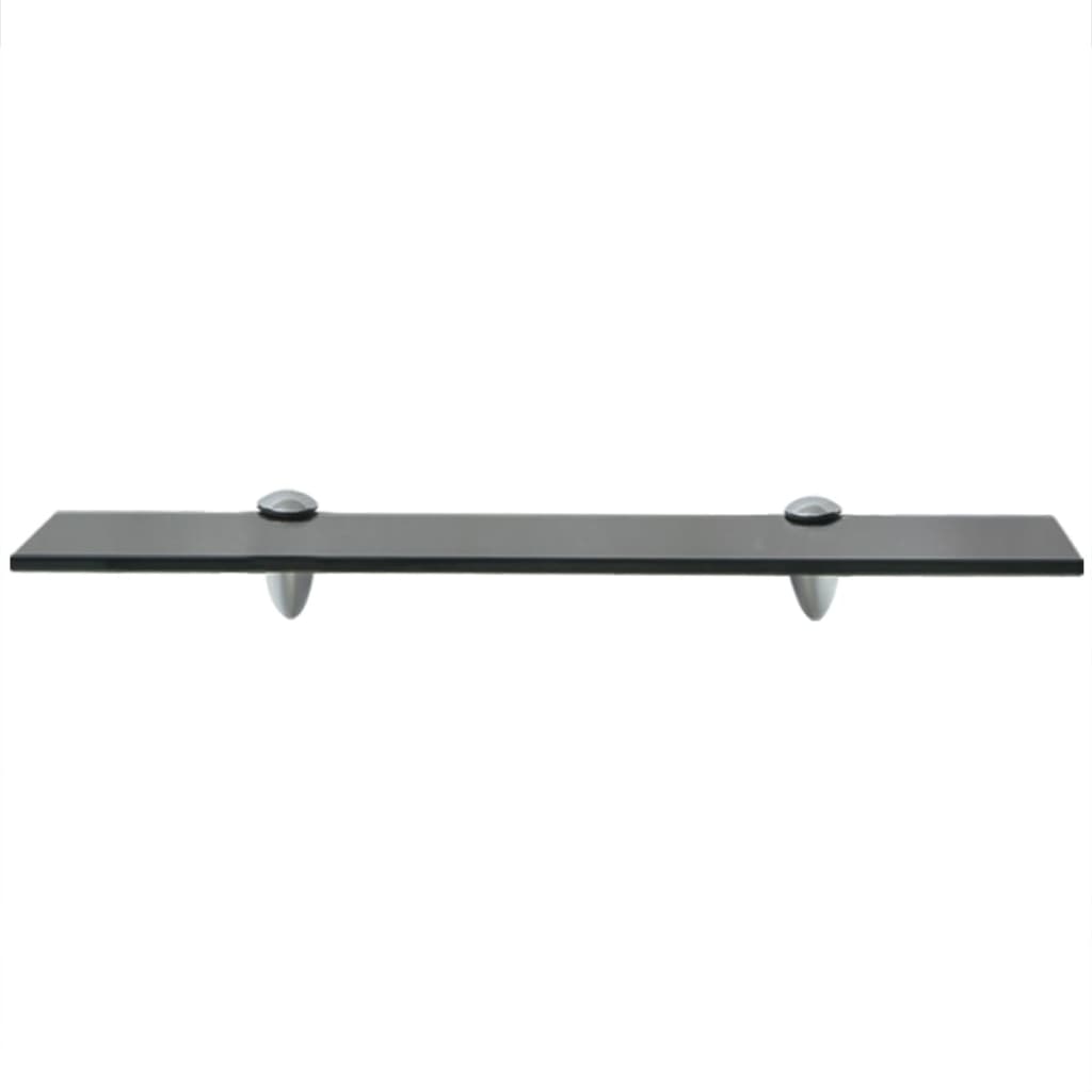 Étagères flottantes, lot de 2, verre 50 x 20 cm, épaisseur 8 mm