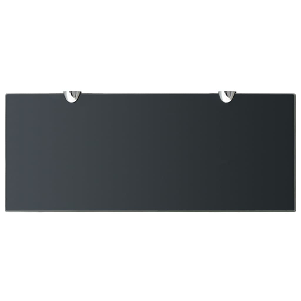 Étagères flottantes, lot de 2, verre 50 x 20 cm, épaisseur 8 mm