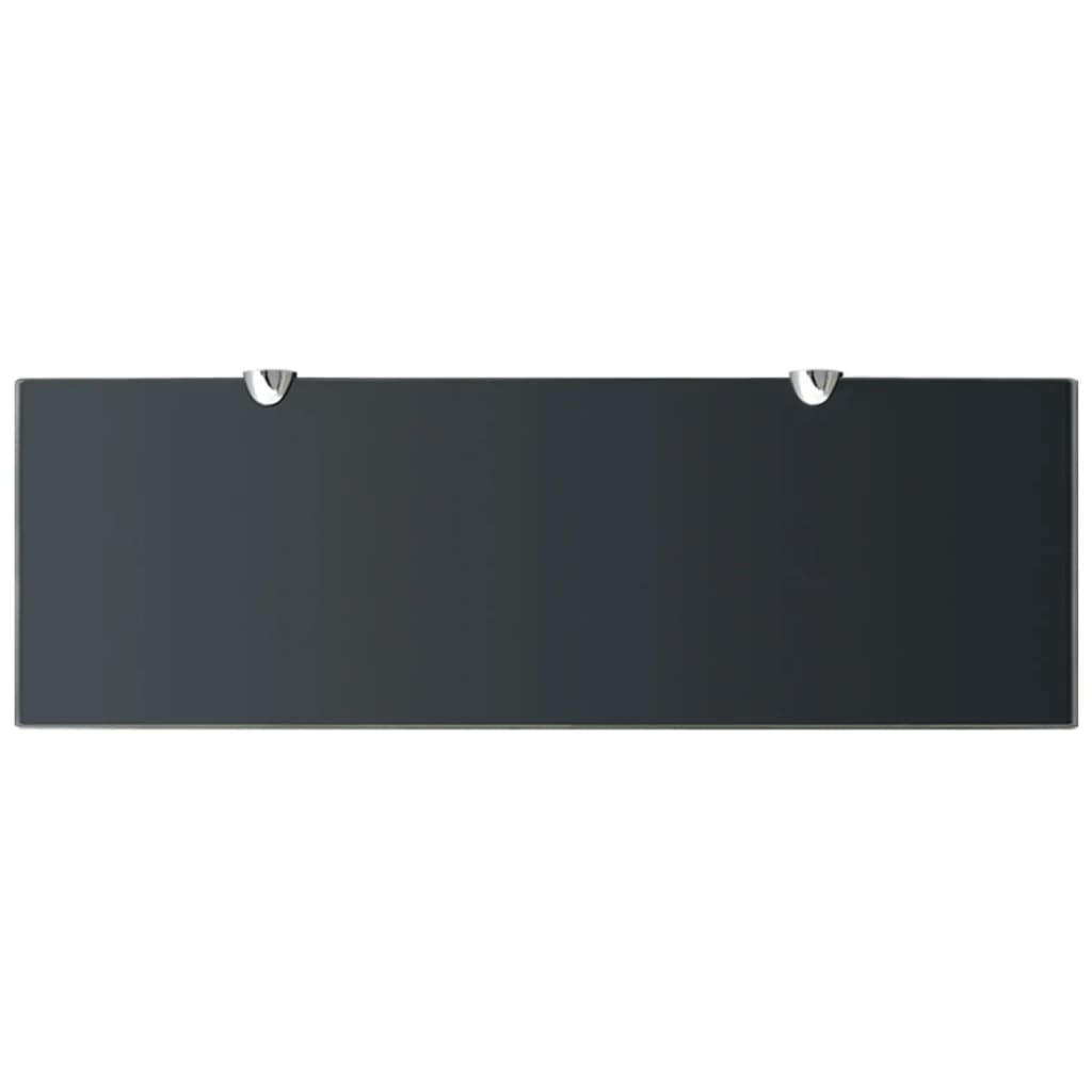 Étagères flottantes, lot de 2, verre 60 x 20 cm, épaisseur 8 mm