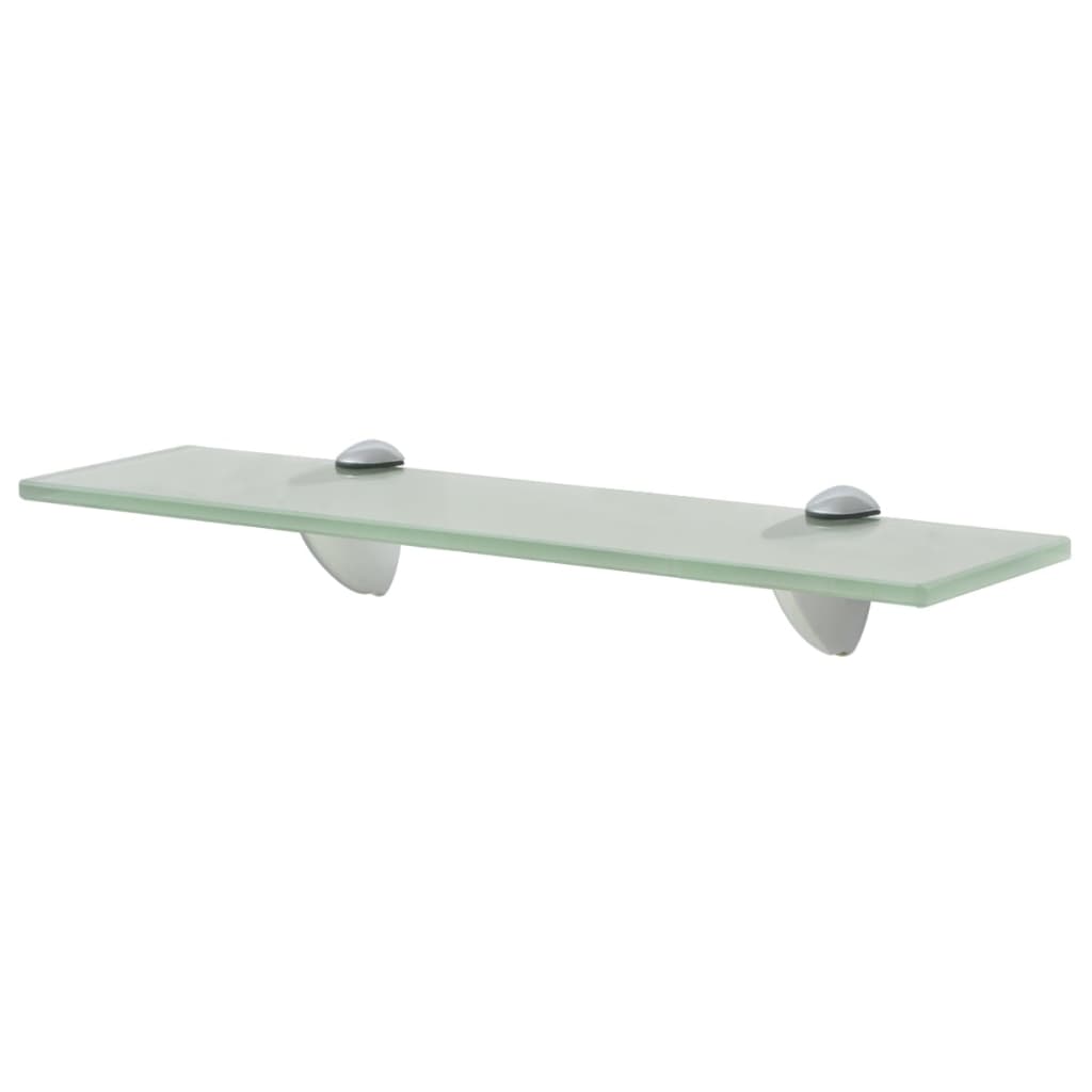 Étagères flottantes, lot de 2, verre 40 x 20 cm, épaisseur 8 mm