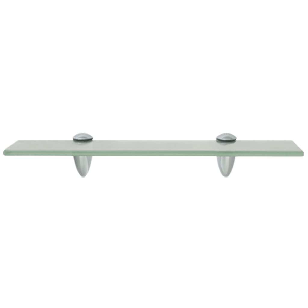 Étagères flottantes, lot de 2, verre 40 x 20 cm, épaisseur 8 mm