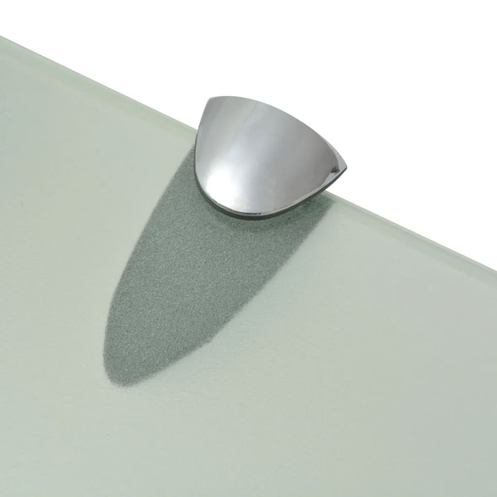 Étagères flottantes, lot de 2, verre 40 x 20 cm, épaisseur 8 mm