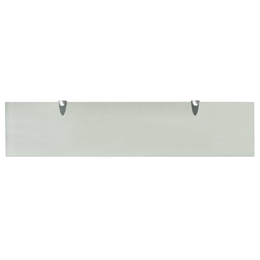 Étagères flottantes, lot de 2, verre 90 x 20 cm, épaisseur 8 mm