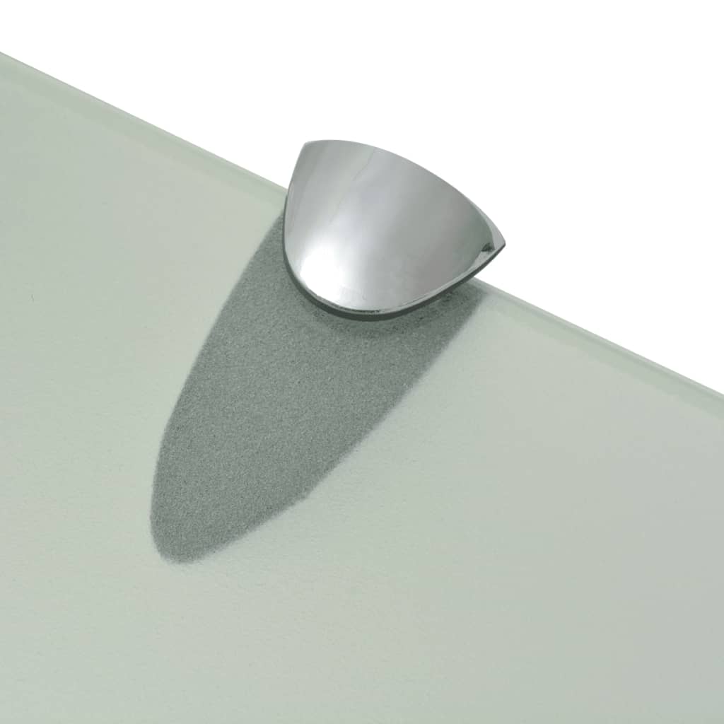 Étagères flottantes, lot de 2, verre 90 x 20 cm, épaisseur 8 mm