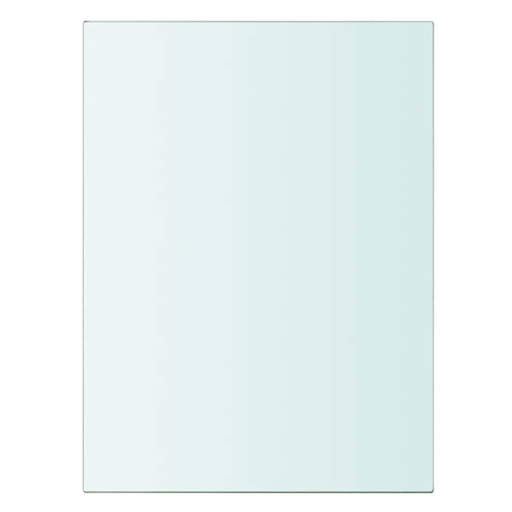 Regalböden 2 Stk. Glas Transparent 20x15 cm