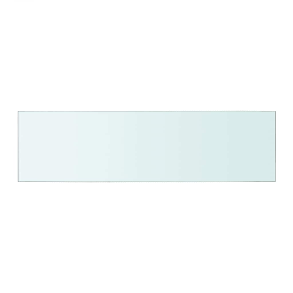 Étagères (2 pièces). Verre transparent 50 x 12 cm.