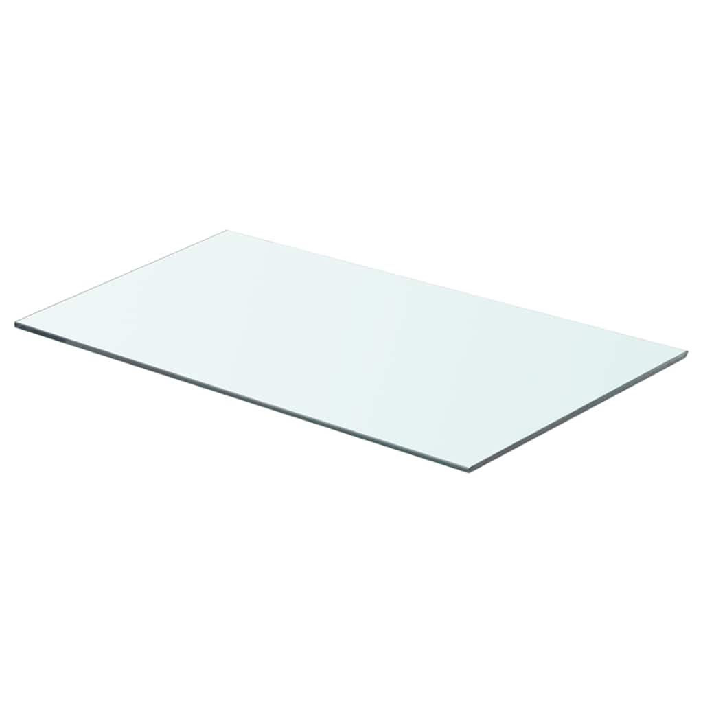 Regalböden 2 Stk. Glas Transparent 60 x 30 cm
