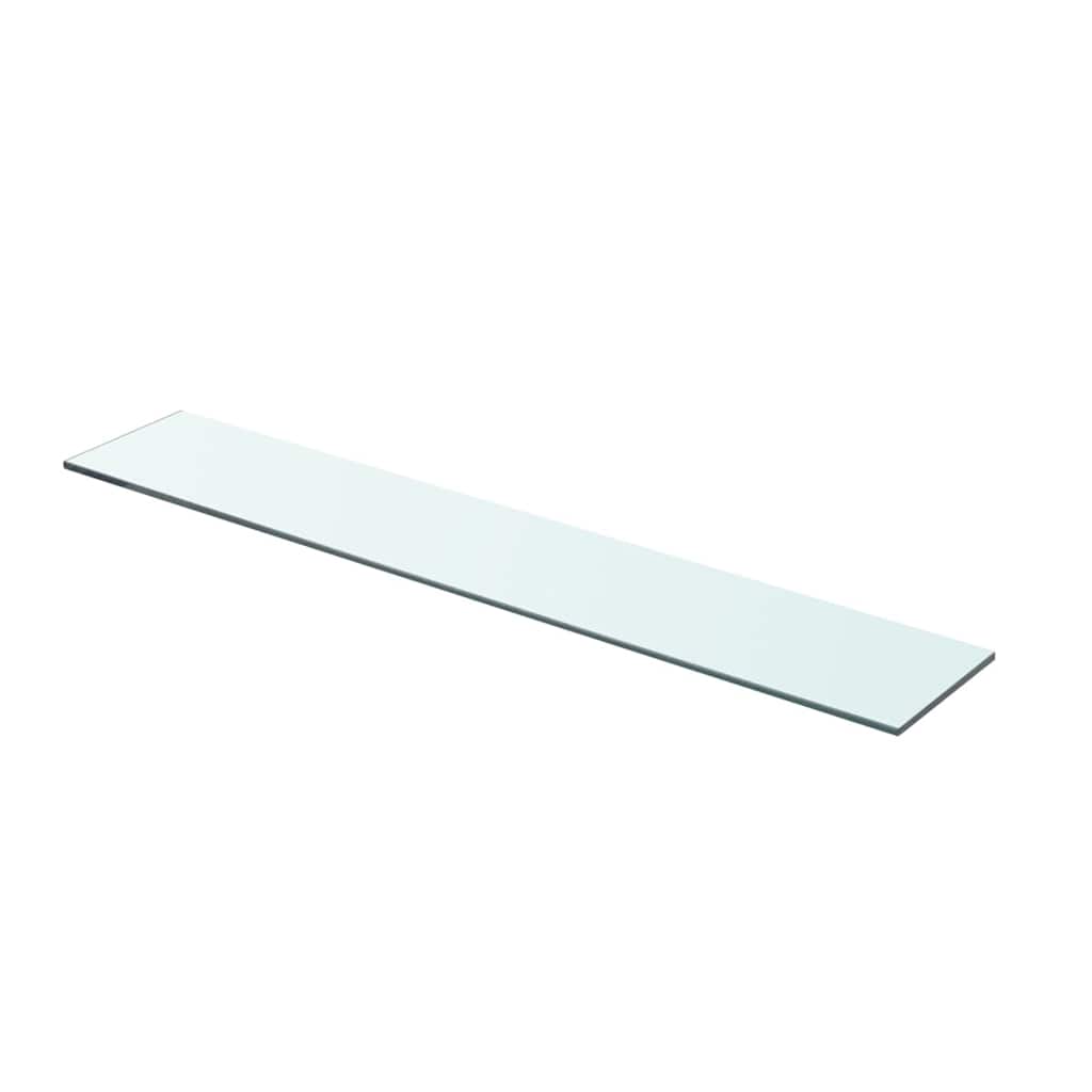 Étagères (2 pièces). Verre transparent 70 x 12 cm.
