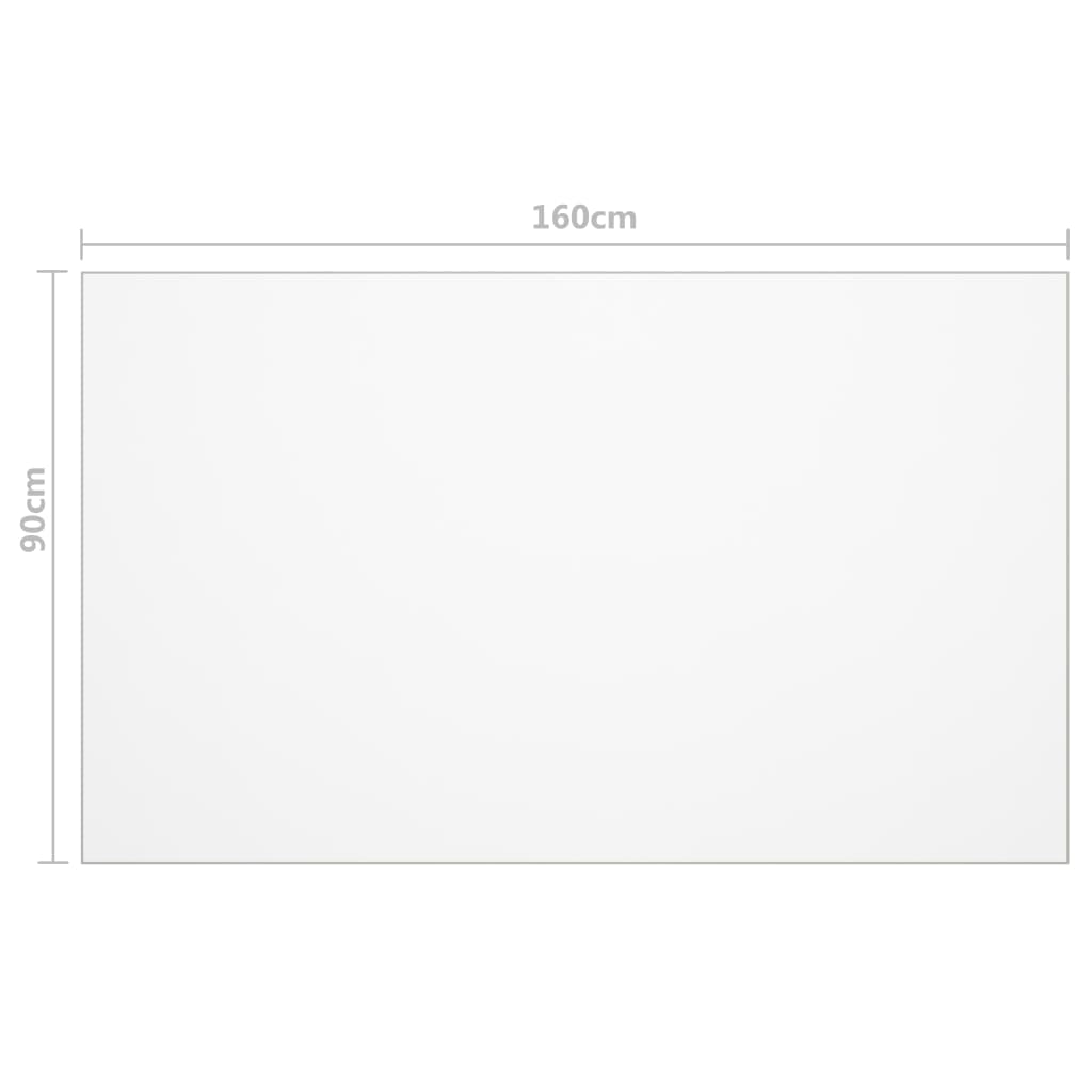 Tischfolie Matt 160x90 cm 1,6 mm PVC