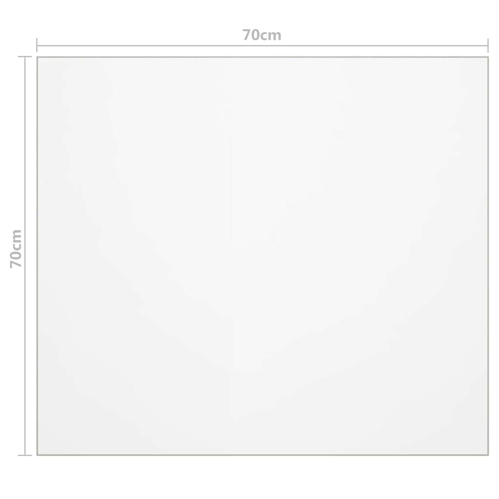 Tischfolie Matt 70x70 cm 1,6 mm PVC