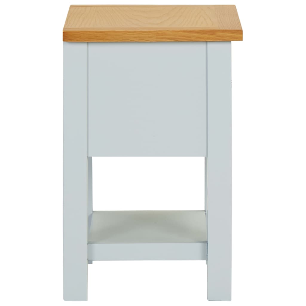 Nachttisch 36x30x47 cm Massivholz Eiche