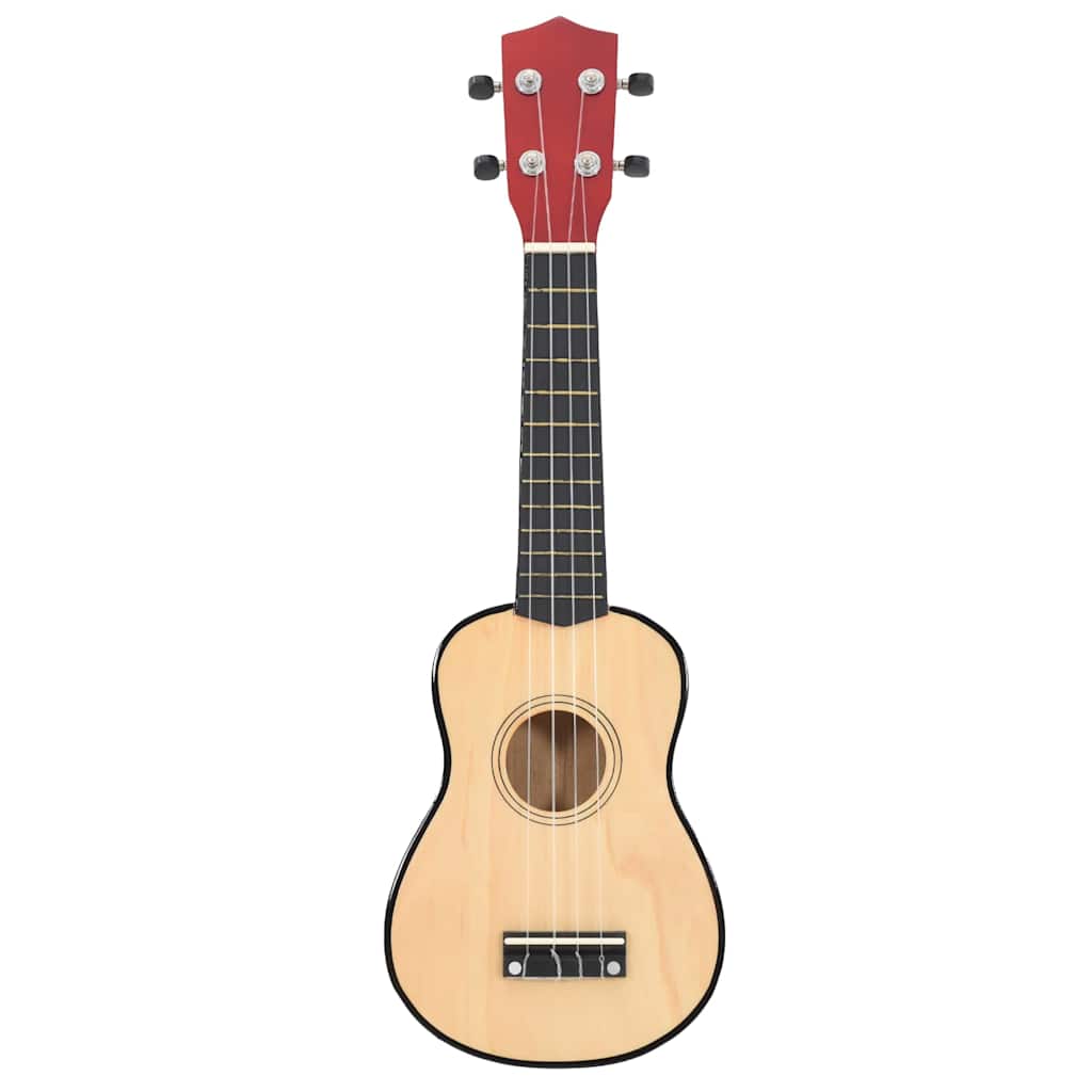 Soprano Ukulele Set for Children with Bag Light Wood 23"