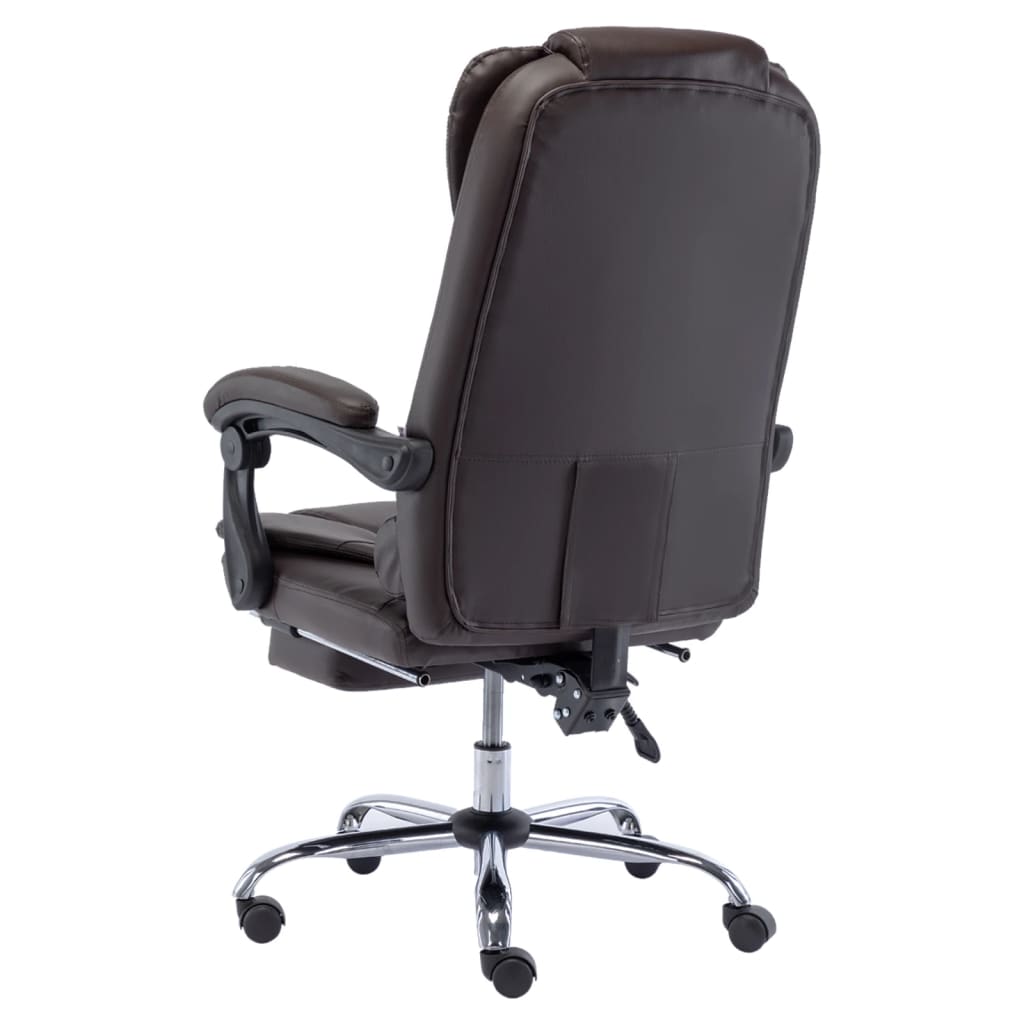 Bürostuhl Braun Kunstleder