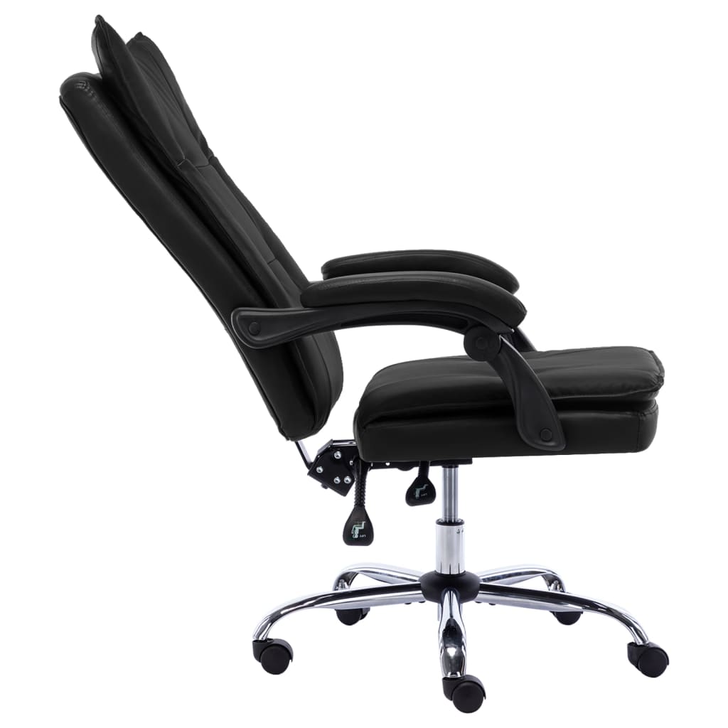 Bürostuhl Schwarz Kunstleder