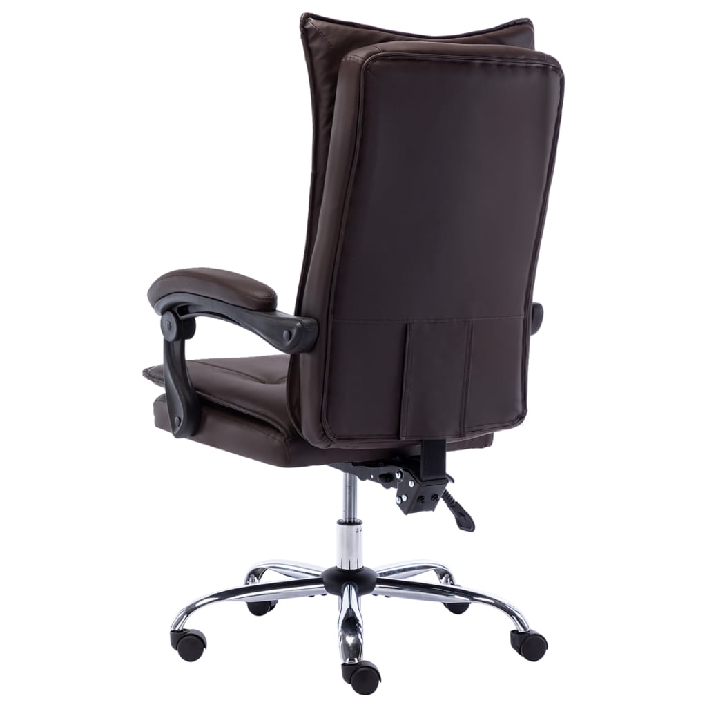 Bürostuhl Braun Kunstleder