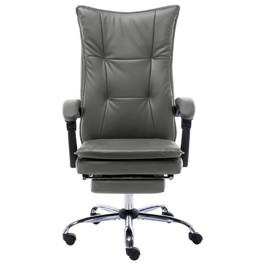 Office chair anthracite artificial leather