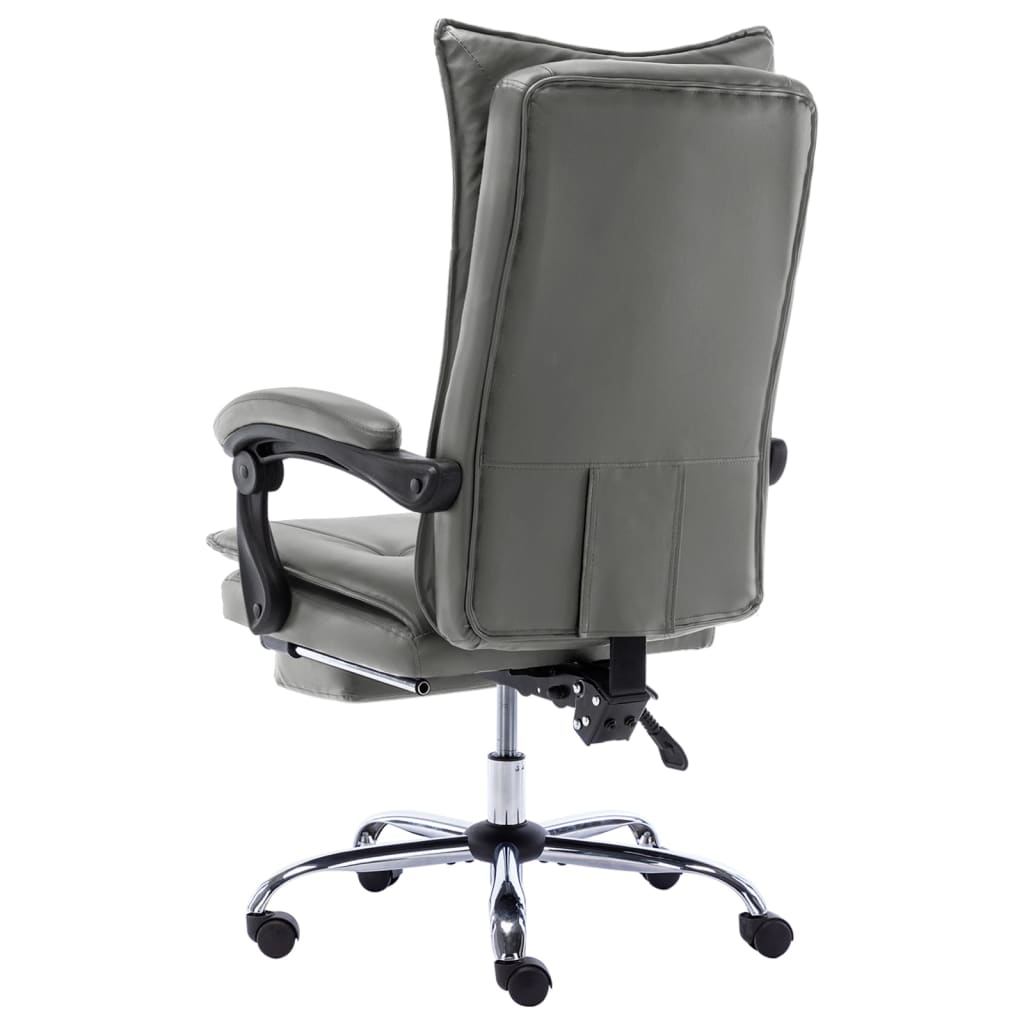 Office chair anthracite artificial leather