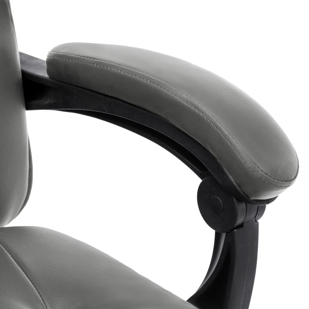 Office chair anthracite artificial leather