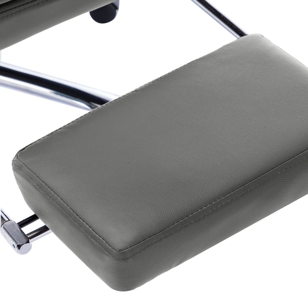 Office chair anthracite artificial leather
