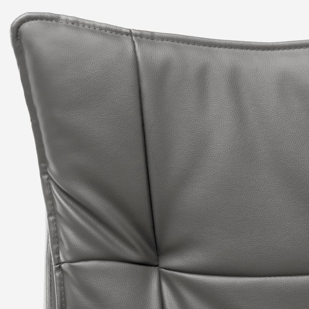 Office chair anthracite artificial leather