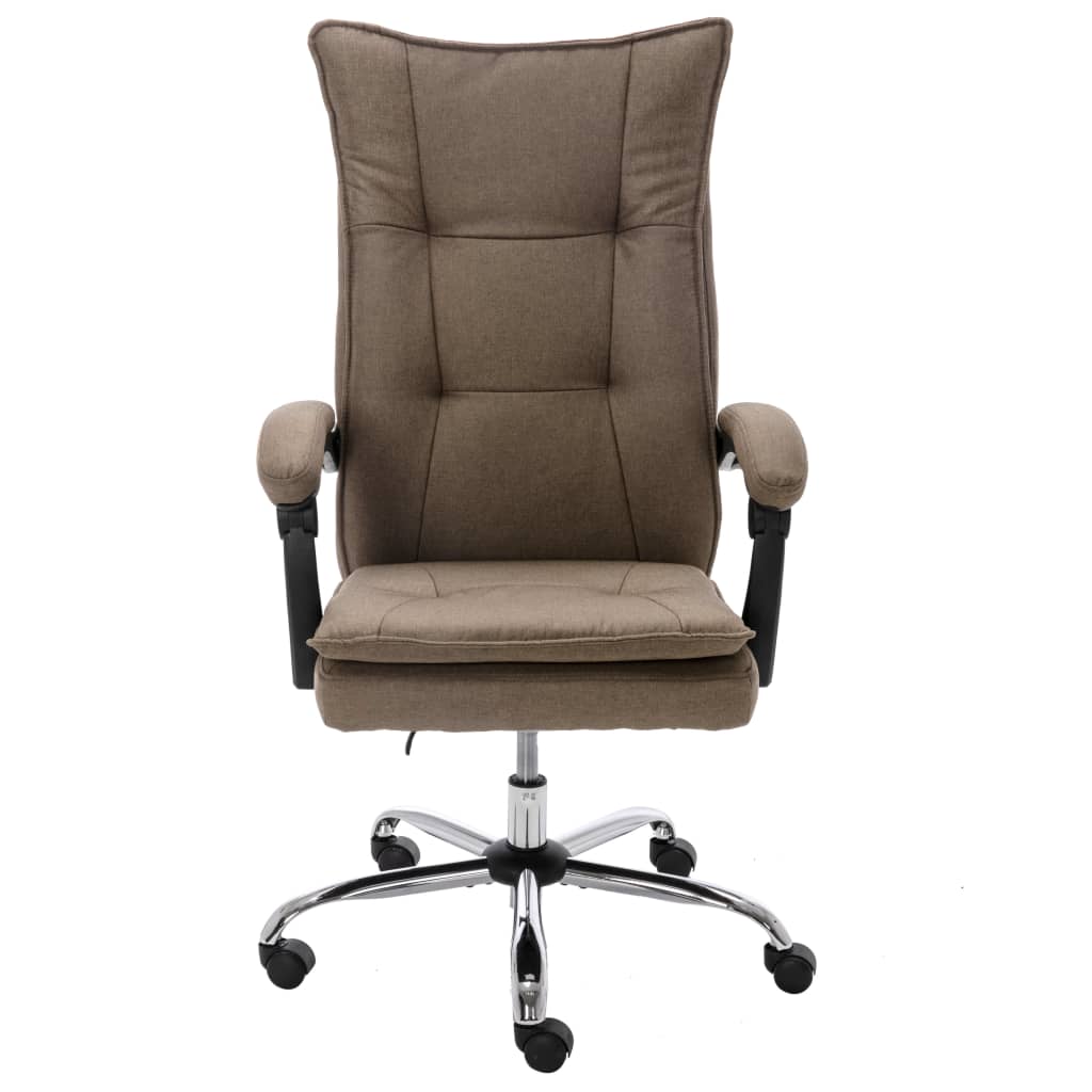 Bürostuhl Taupe Stoff