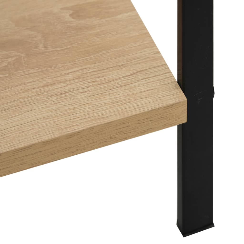 Bookcase 5 shelves oak 60x27.6x158.5 cm wood material