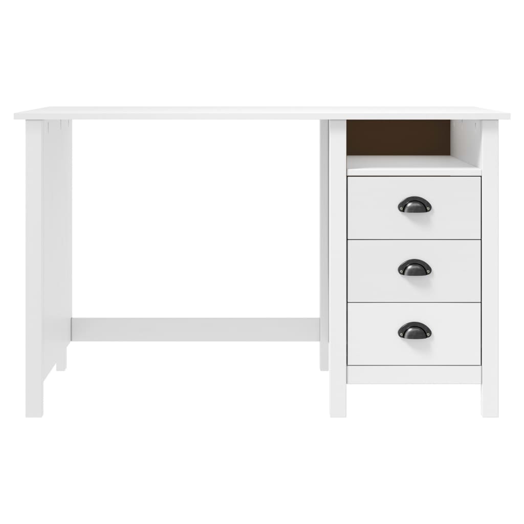 Hill desk with 3 drawers 120x50x74 cm pinewood