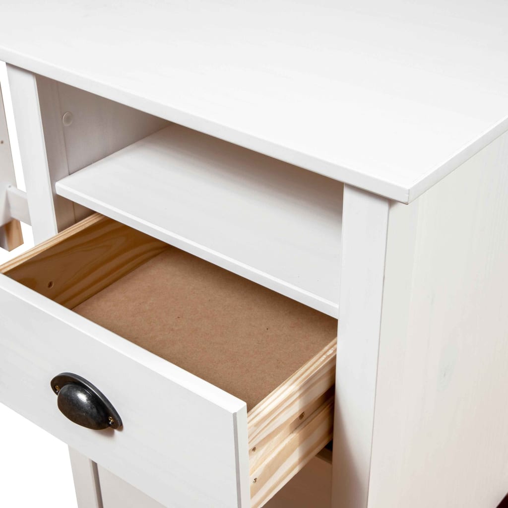 Hill desk with 3 drawers 120x50x74 cm pinewood