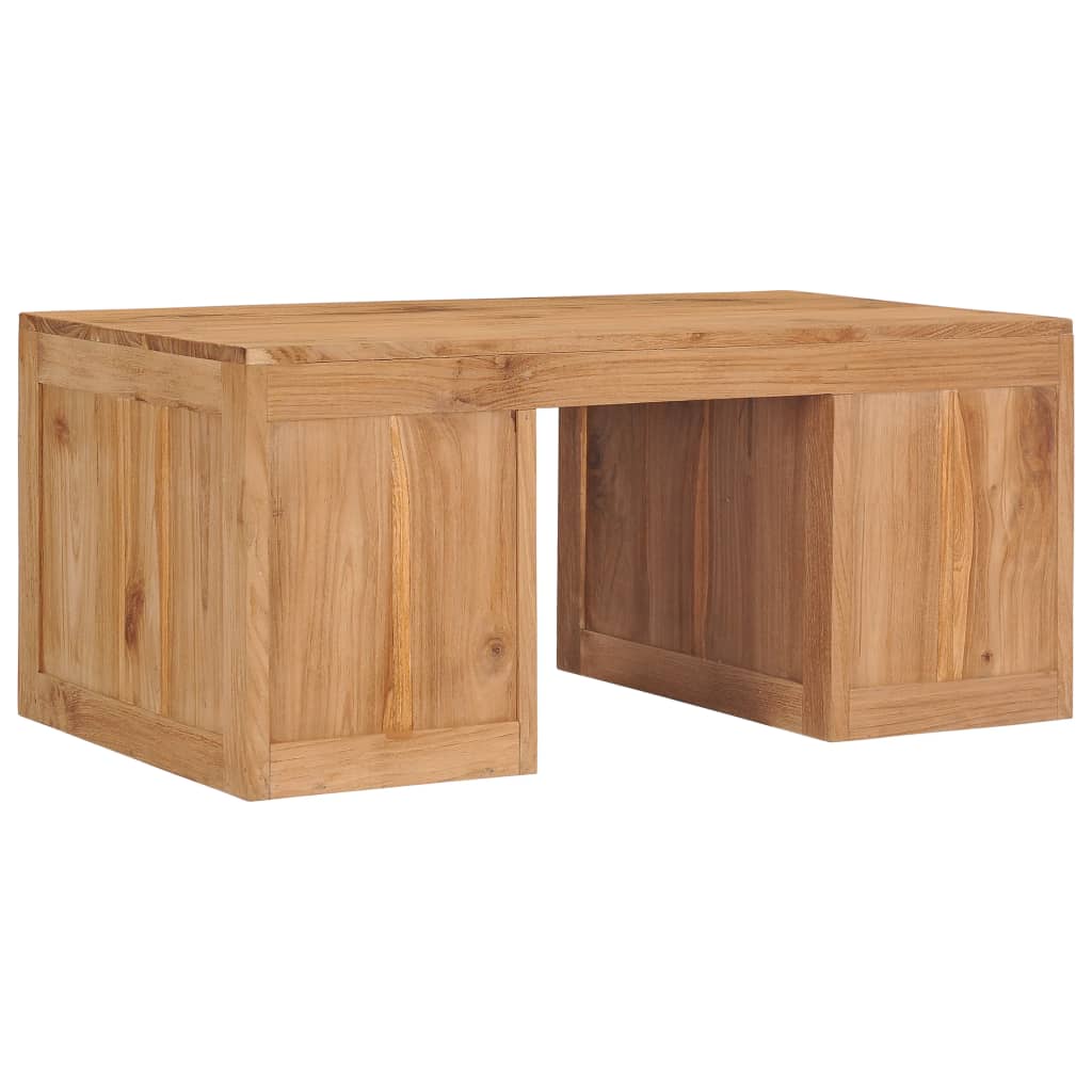 Table basse 90×50×40 cm en bois de teck massif