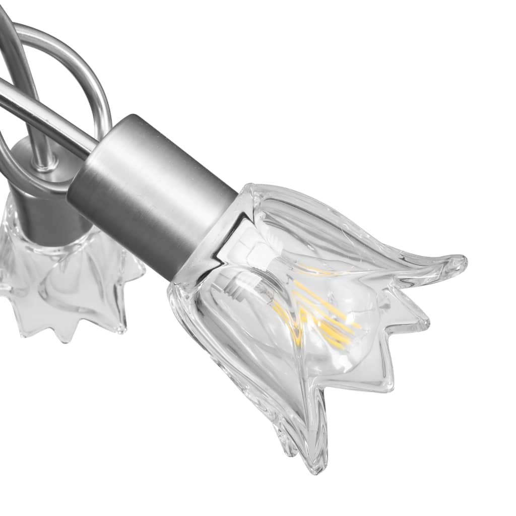 Abat-jour en verre pour plafonnier pour 3 ampoules E14