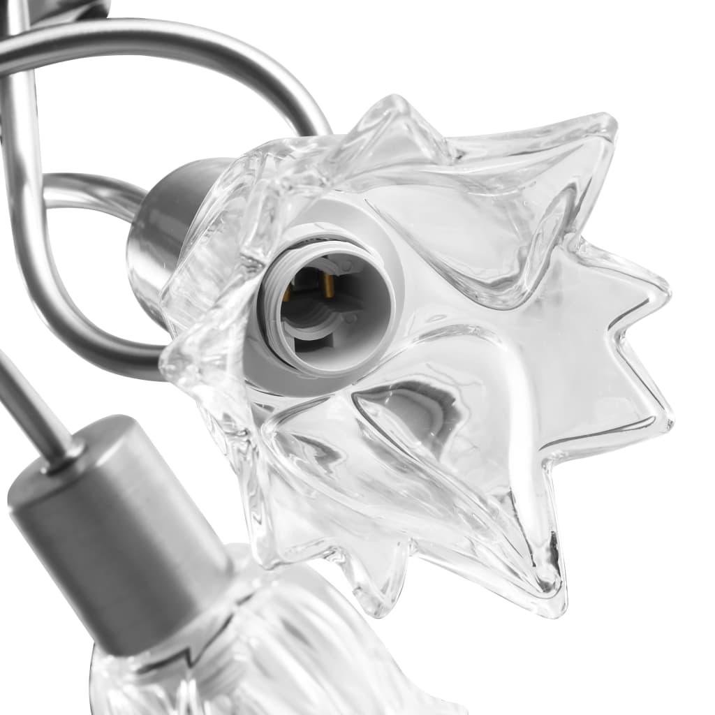 Abat-jour en verre pour plafonnier pour 3 ampoules E14