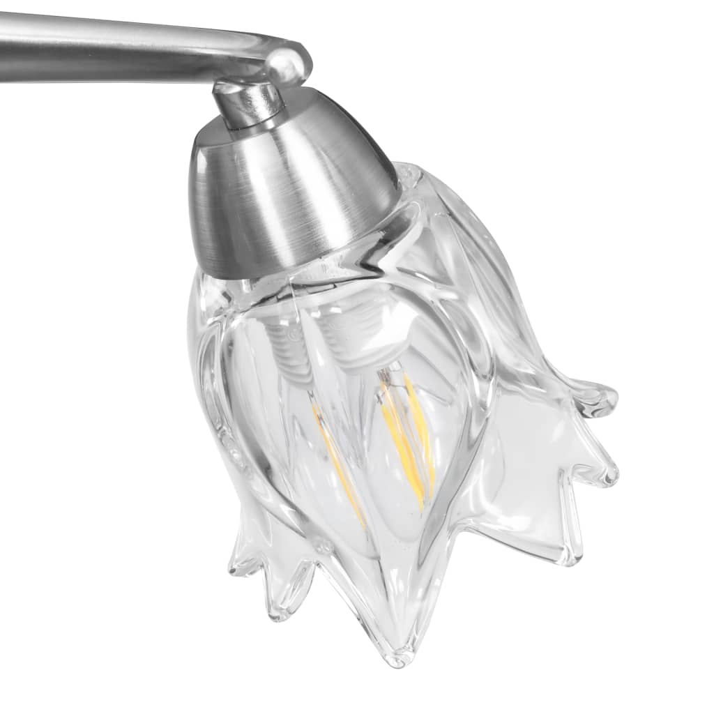 Ceiling light with glass shades for 3 E14 bulbs